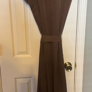 Elegant Brown Women's Dress